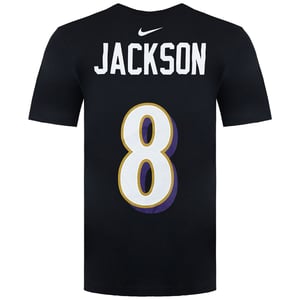 Nike NFL Baltimore Ravens 8 Lamar Jackson Heren T-shirt