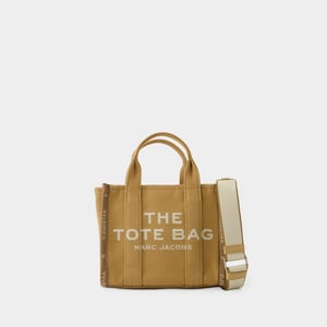 The Mini Tote - Marc Jacobs - Bomull - Camel