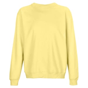 SOLS Columbia Crew Neck Sweatshirt voor volwassenen (Lichtgeel)