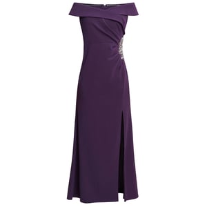 Suzanne Portrait Collar Long Dress