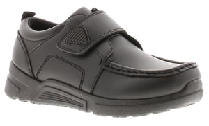 Buckle My Shoe Boys Shoes School Mock black