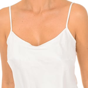 Lovable L07WV T-shirt i satin med tunna band för kvinnor