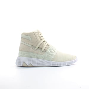 Supra Jagati White Synthetic Mens Hi Top Lace Up Trainers 05665 047