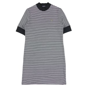 Fred Perry marineblauwe gestripte sneeuwwitte jurk