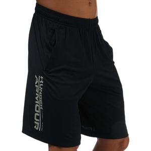 Men's Under Armour UA Tech Wordmark Shorts in Black