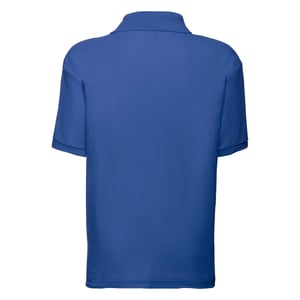 Fruit of the Loom Kinder/Kids Piqué Poloshirt met Korte Mouwen (Royaal Blauw)