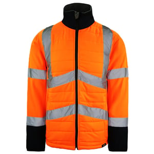 Dickies Hi-Vis Loudon heren oranje reflecterende jas