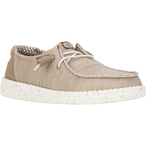 HEYDUDE Wendy Stretch Mesh Polyester Dam Loafers i valnötsfärg