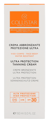 Collistar Sun Tan SPF30 Ultra Protection Tanning Cream Face-Body