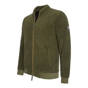 Cappuccino Italia Tröjor Sherpa Fleece Cardigan Grön