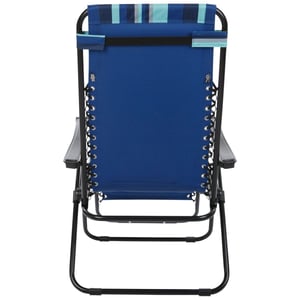 Trespass Glentilt Reclining Garden Chair/Recliner (Blue Stripe)