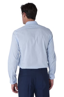 Harry Brown Theo Sky Blue Cotton Shirt