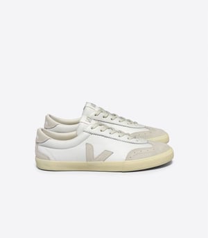 Veja Volley Leren Damestrainers Wit