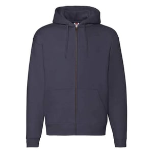 Fruit of the Loom Unisex Adult Premium Full Zip Hoodie (Deep Navy)