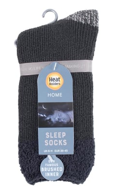 HEAT HOLDERS - Mens Warm Luxury Fleece Lined Lounge Bed Socks