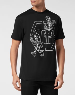 T-Shirt Ronde Hals Skeleton