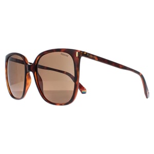Polaroid Square Womens Havana Bronze Polarized PLD 6218/S