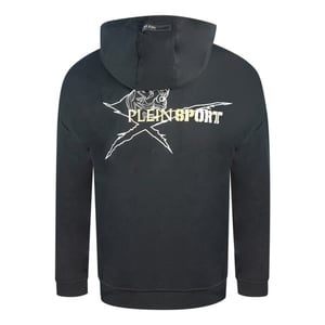 Philipp Plein Sport Block Logo On Chest Black Hoodie