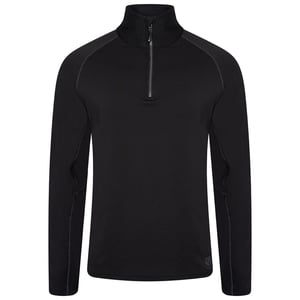 Dare 2B Heren Fuser Core Stretch Half Zip Thermo Top (Zwart)
