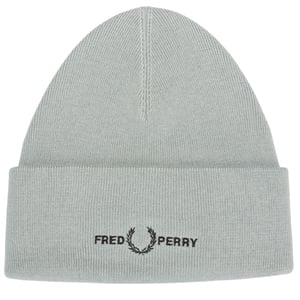 Fred Perry grafisk logotyp Silverblå mössa