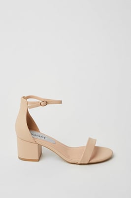 Thelma Ankle Strap Medium Block Heeled Sandals