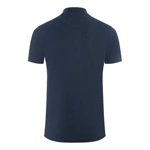 Aquascutum Boxed Logo Navy Blue Polo Shirt