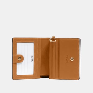 Refined Pebbled Leather Snap Wallet