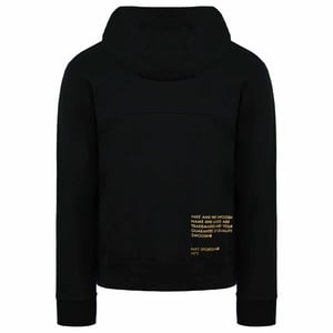 Nike Standard Fit Swoosh Logo Long Sleeve Pullover Black Mens Hoodie DC2587 010
