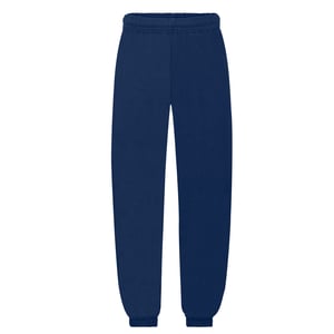 Fruit of the Loom Joggingbroek met elastische zoom voor kinderen/Kinderen (Marine)