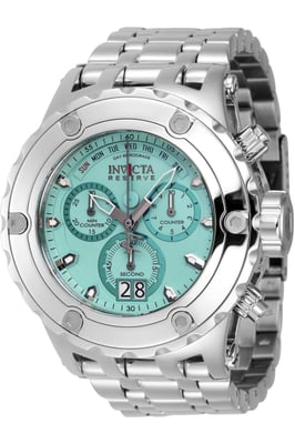 Invicta Reserve - Specialty Subaqua 43312 Heren Horloge - Quartz Uurwerk - Roestvrij Staal met blauwe Wijzerplaat - 52mm