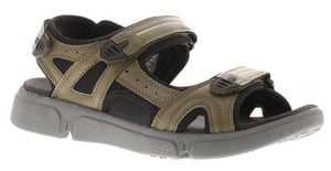 Hush Puppies Herrsandaler Walking Castro med kardborrefäste grön