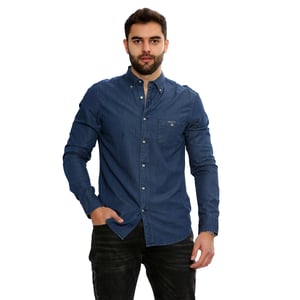 Gant Mens Regular Fit Shirt | The Indigo Shirt