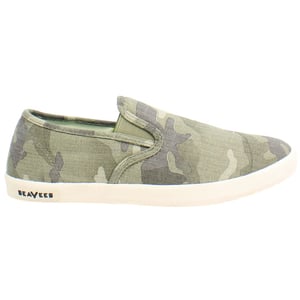 Seavees Baja Saltwash Dames Groene Plimsolls