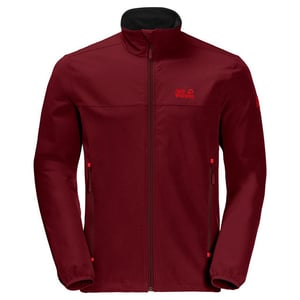 Jack Wolfskin Crestview Röd jacka för herrar