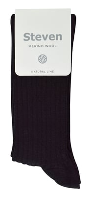 Womens Merino Wool Socks | Steven | Thick Outdoor Boot Socks for Ladies - Black