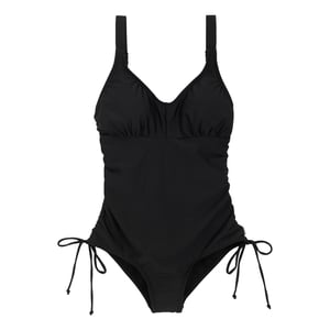 Regatta Womens/Ladies Alinae Plain One Piece Swimsuit (Black)