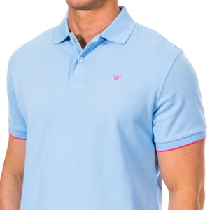 Men's short-sleeved polo shirt with lapel collar HM561231