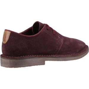 Hush Puppies Scout Suede Men's Bordeaux Lace-Up Shoes