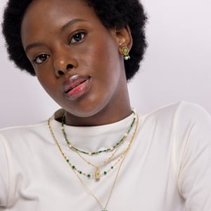 Ketting Luxenter Besya afgewerkt in 18k geel goud