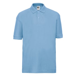 Russell Poloshirt van katoen voor kinderen (Sky)