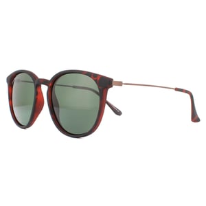 Montana Zonnebril MP33 D Bruin Turtle Rubbertouch G15 Groen Gepolariseerd