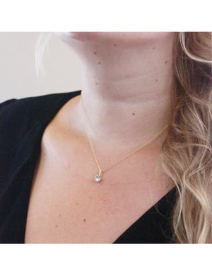 Kristine Hängsmycken - Guld och kristall