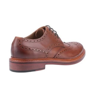 Cotswold Mens Quenington Goodyear Welt Lace Up Leather Shoe (Brown)