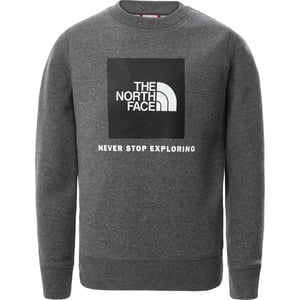 The North Face Youth Box Crew Sweatshirt in Grey