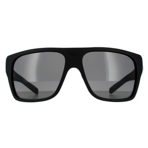 Bolle Square Mens Matte Black TNS Grey Polarised Sunglasses