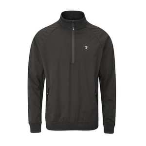 Farah Heren Kala Quarter Zip Jas (Zwart)