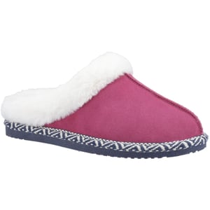 Hush Puppies Amara Suède Vrouwen Roze Pantoffels