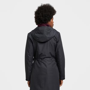 North Ridge Women's Switch Waterproof Long Length Jacket with Peaked Hood, Hiking Raincoat