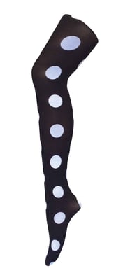Sock Snob - Färgade 80 denier ogenomskinliga mode-strumpbyxor för damer - Big Spot