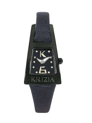 Krizia: Womens Black Watch